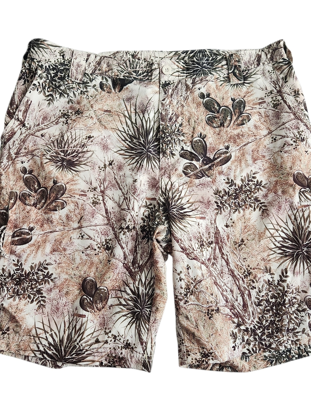 GameGuard Desert Camo Shorts Men's XL Beige Quick Dry UPF 30 Outdoor Cactus